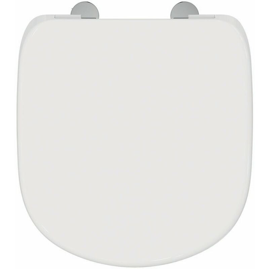 Ideal Standard Tempo soft close toilet seat for short projection - White