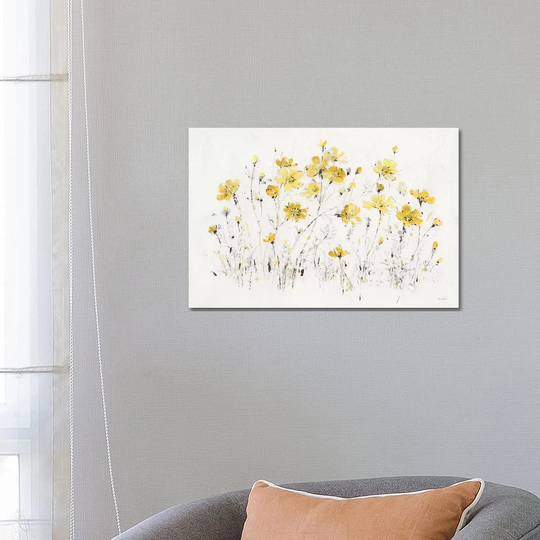 Wildflowers I Bright Yellow by Lisa Audit Acrylic Print