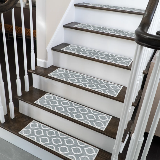 Drop Design Non-Slip Grey Stair Tread