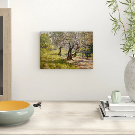 'The Olive Grove' by William Merritt Chase Painting Print