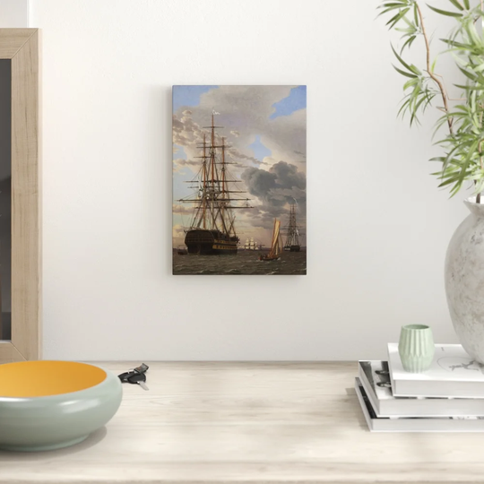 'Eckersberg Sailing Ship 4' by Christoffer Wilhelm graphic art