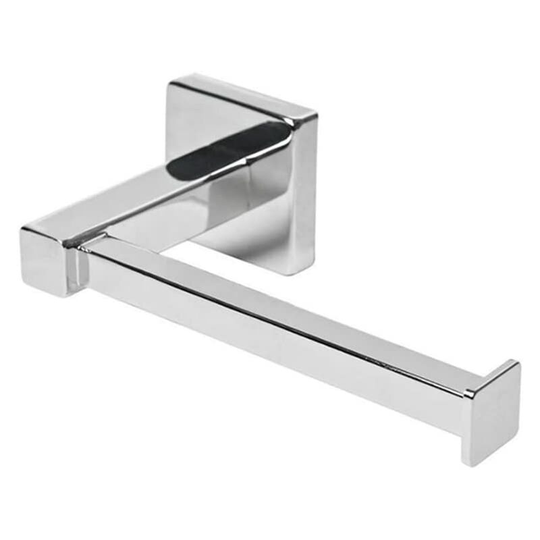 Toilet Roll Holder Bathroom Hardware Pendant Paper Towel Rack Stainless Steel Toilet Paper Holder Square Seat Paper Towel Hook