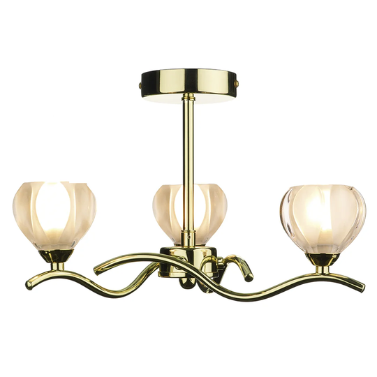 Choquette 3-Light Semi Flush Mount