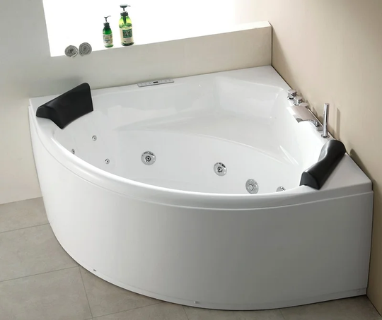 Vita Premium 145cm x 145cm Corner Whirlpool Bathtub