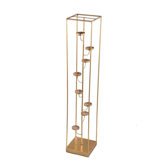 Jannix 17Cm Aluminum Tabletop Candelabra