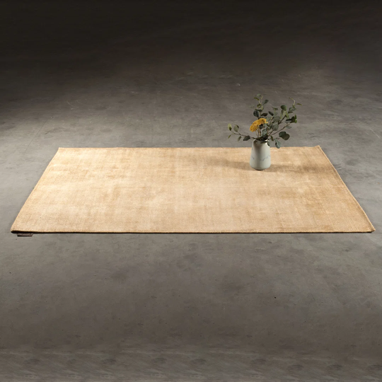 Sapienza Handwoven Gold Rug