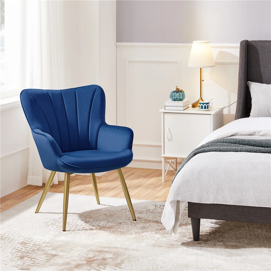 Cotati 63.5Cm Wide Tufted Velvet Armchair and Ottoman