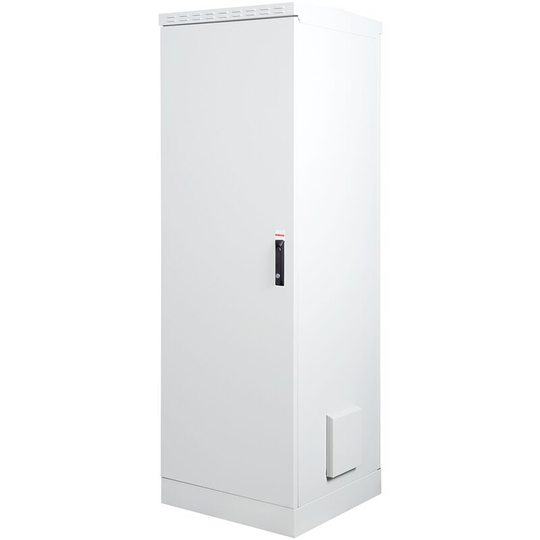 Outdoor security rack cabinet 42U IP55 600 x 600 x 1850 x 2140 - Rackmatic
