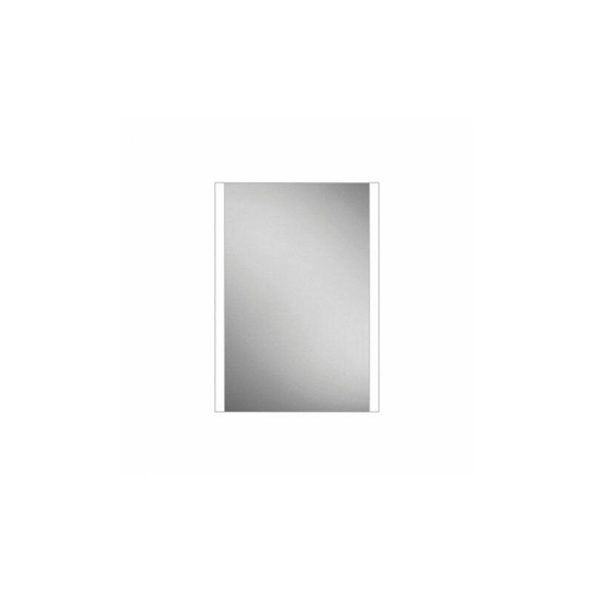 HIB - Paragon 50 led Illuminated Aluminium Mirror Cabinet - 500mm Wide - 51800 - Aluminium