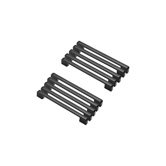 10pcs Door Handles Black Zinc Alloy Handles t Bar Stick Kitchen Cabinet Hole Pitch 192mm Soekavia