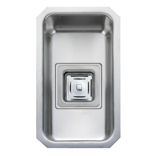 Quad 20cm x 34cm Stainless Steel Reversible Undermount Kitchen Sink