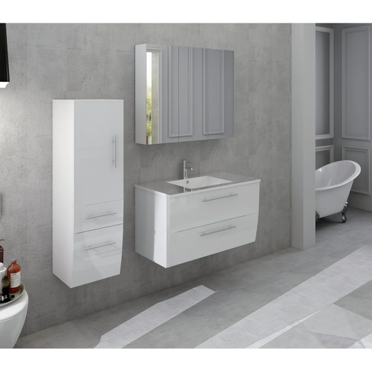 Milam 3 Piece Bathroom Furniture Suite
