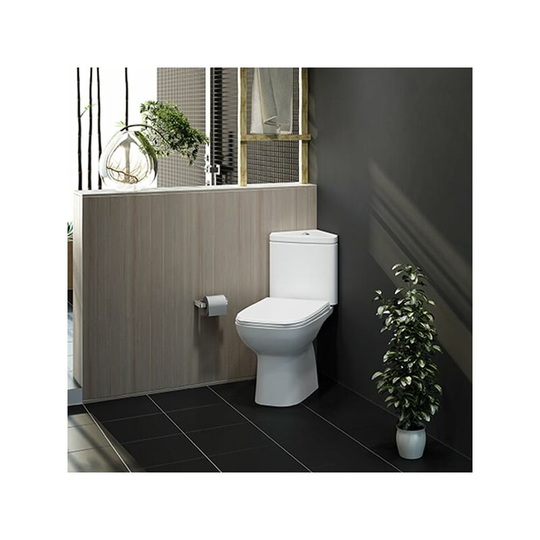 Rak Ceramics - rak Origin 62 Corner Full Access Close Coupled Toilet - pp Soft Close Seat