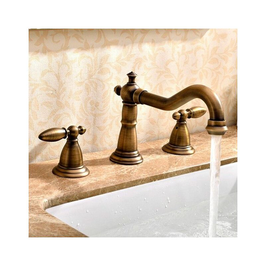Lookshop - Bronze retro-style basin mixer tap