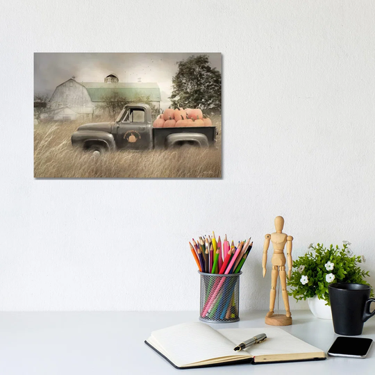 Happy Harvest Truck by Lori Deiter - Print