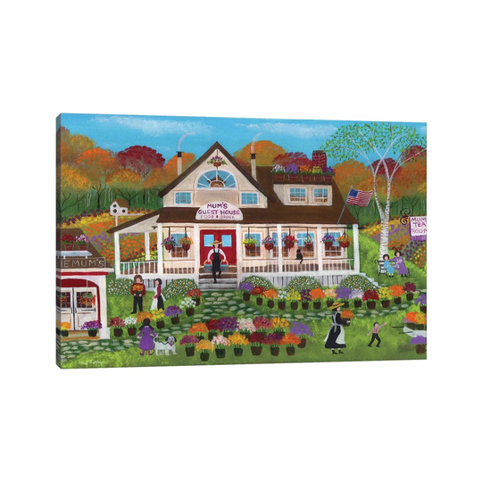 Mum's Guest House by Cheryl Bartley - Painting on Canvas