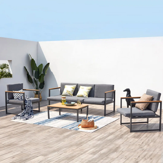 Cezalina 5 - Person Seating Group with Cushions