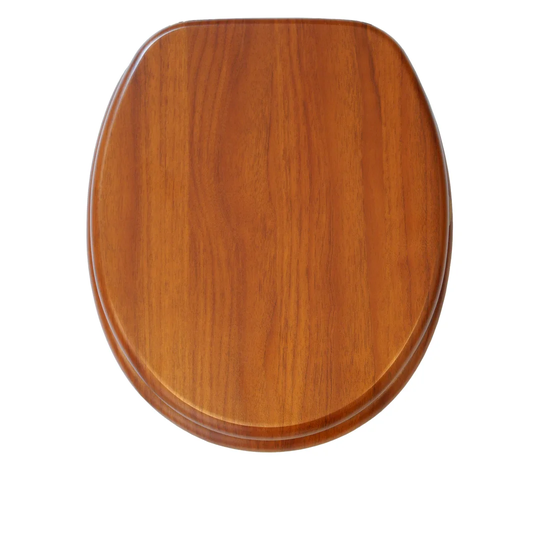 Mahogany Elongated Toilet Seat