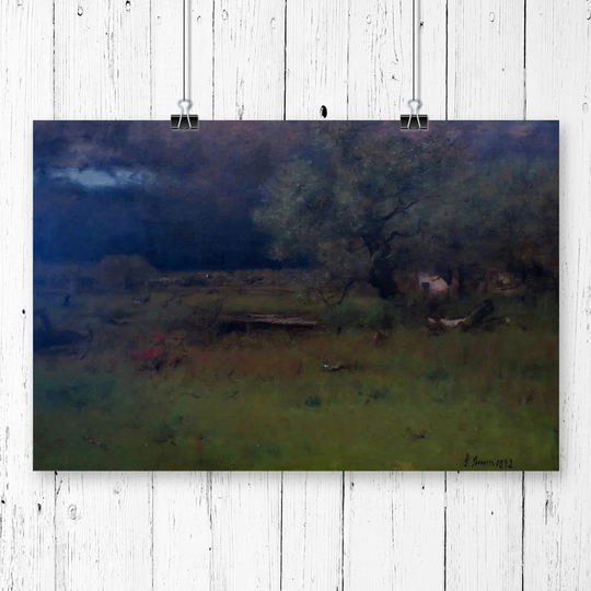 'The Passing Storm' by George Innes Graphic art