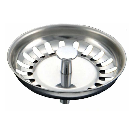 Kitchen sink accessories, thickened stainless steel sink drain cover, sink cap, drain cover sink cap diameter 79.3 mm
