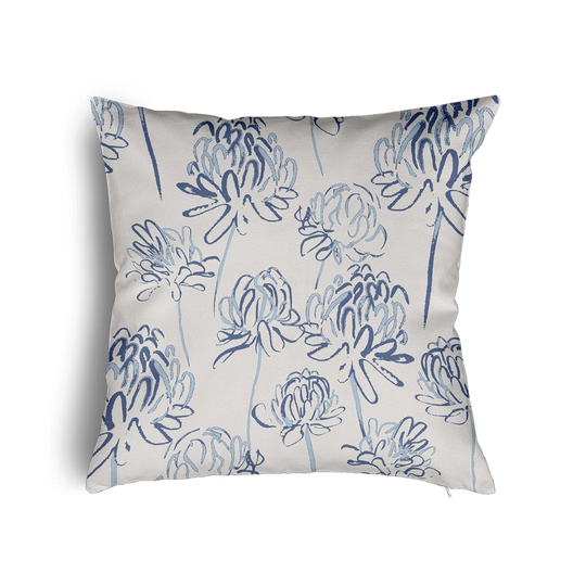 Brunot Blossom Bouquet Floral Square Scatter Cushion with Filling