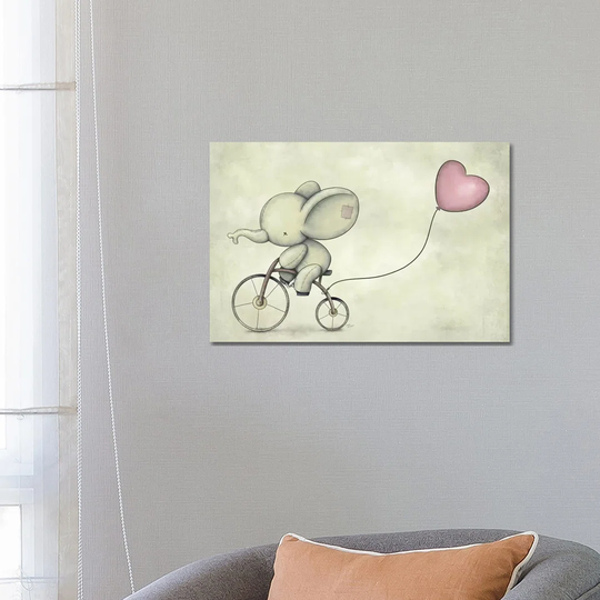 Cute Elephant Riding A Bike II MKB13-1PC6