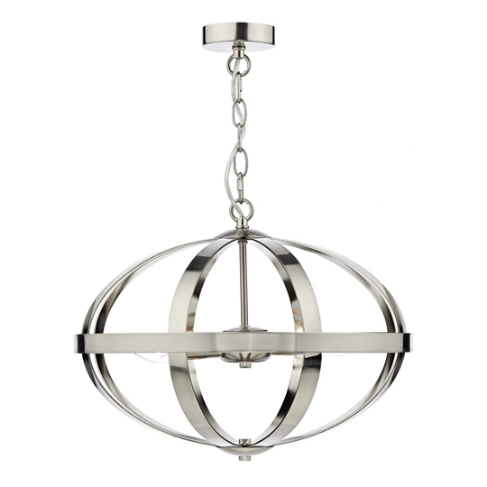 Smithsonian 3 - Light Globe Geometric Pendant