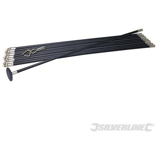 898451) Spare Lock Rod Drain Rod Spare Rod 920mm - Silverline