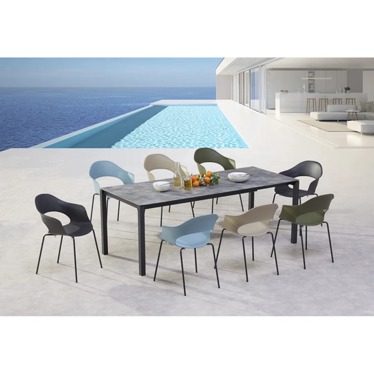 Rectangular 8 - Person 210Cm Long Garden Set
