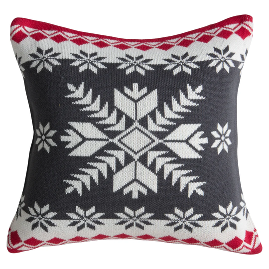 Simeon Knitted Fairisle Cotton Cushion