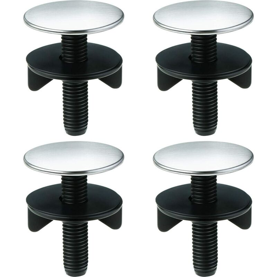 Sunflowergb - 4pcs Kitchen Sink Hole Cover Faucet Hole Cover Kitchen Sink Faucet Hole Plate Stopper Cover Stopper Metal Stopper