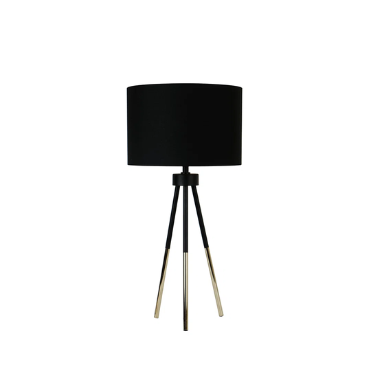 Abdijabar 63Cm Black/Gold Table Lamp Metal