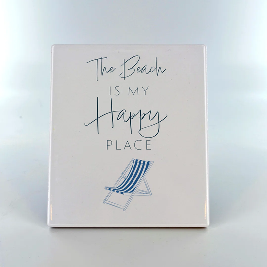 Effron the Beach Is My Happy Place Decorative Slate