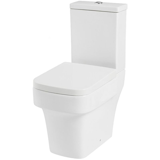 Verona - Medici Close Coupled Toilet with Push Button Cistern - Soft Close Seat