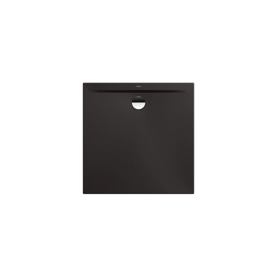 Superplan Zero 800 x 800 mm Steel Enamel Shower Tray - Warm Grey 90