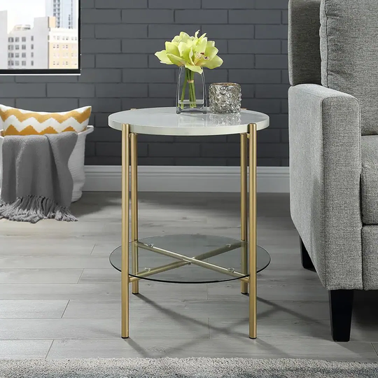 Esman Side Table with Storage