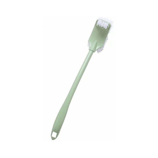 Bathroom toilet brush set with green base