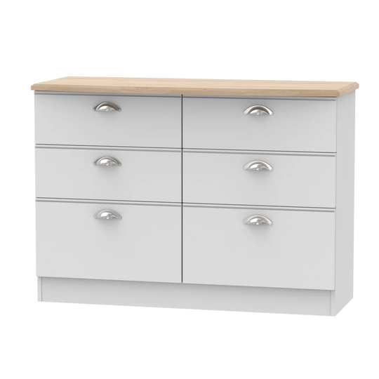 Mcville 6 Drawer 112Cm W Chest Of Drawers