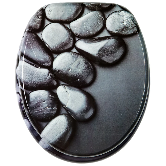 Hot Stones Elongated Toilet Seat