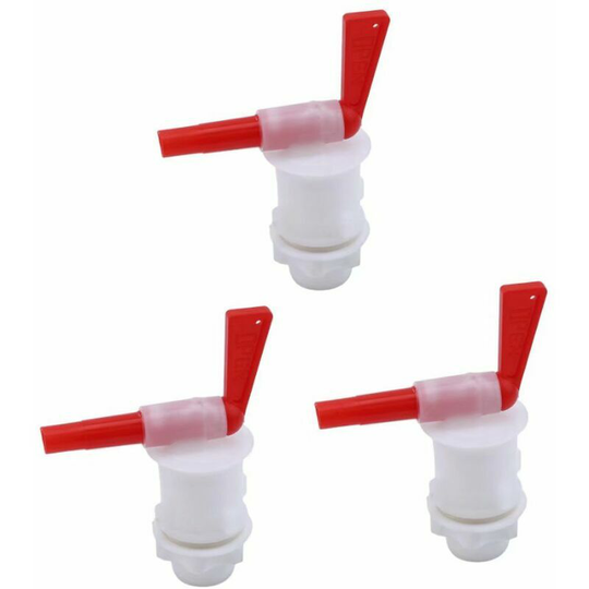 Bottling Faucet, BR-Vie Filling Bucket Bucket Faucet for Bucket Homebrew Wine Beer Making, 3 pcs