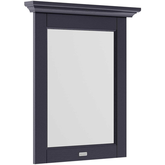 Old London Bathroom Mirror 600mm Wide - Twilight Blue - Hudson Reed