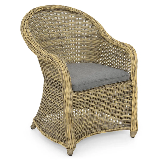 Dining Armchair Saint Raphael L.62 L.73.5 H.84.5 Nature/grey