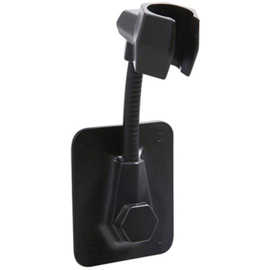 360¡ãRotate Shower Head Holder Adjustable Self-Adhesive Shower Arm Mount Black