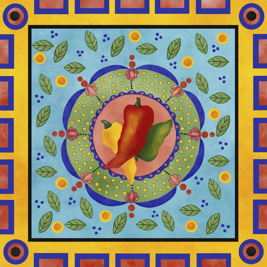 Spanish Peppers I by Jade Reynolds - Wrapped Canvas Graphic Art