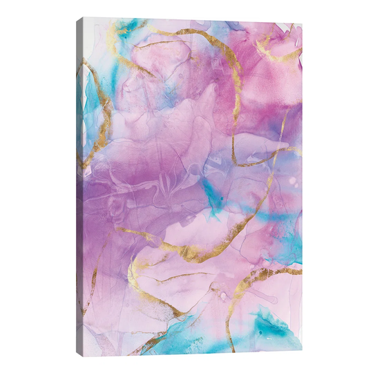 Gold Highlights I by Eva Watts - Wrapped Canvas Painting Print