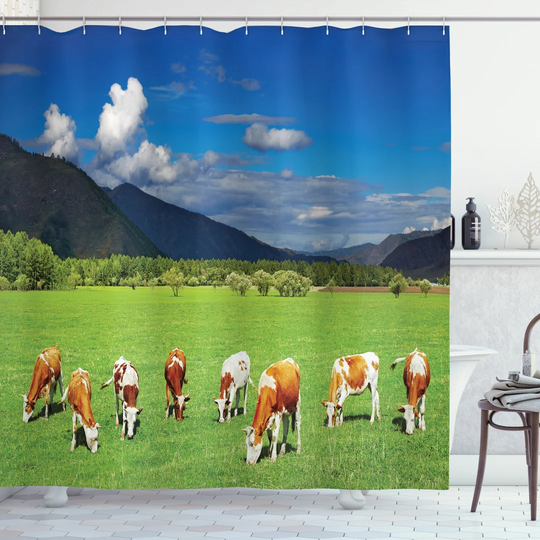 Blyss 13 Piece Polyester Shower Curtain Set