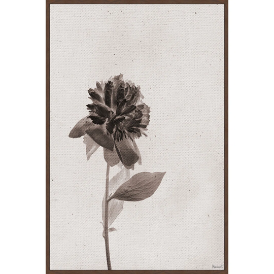 "Almost Wilted" Floater Framed Painting Print On Canvas
