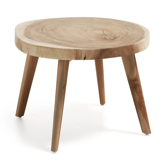 Eversole Solid Munggur Wood Side Table