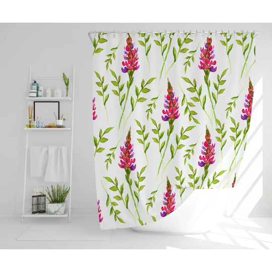 Edenbridge Polyester Shower Curtain Set