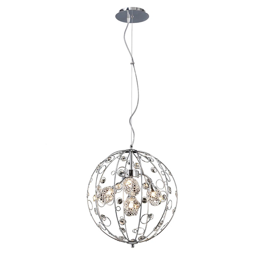 Secours 3-Light Globe Chandelier
